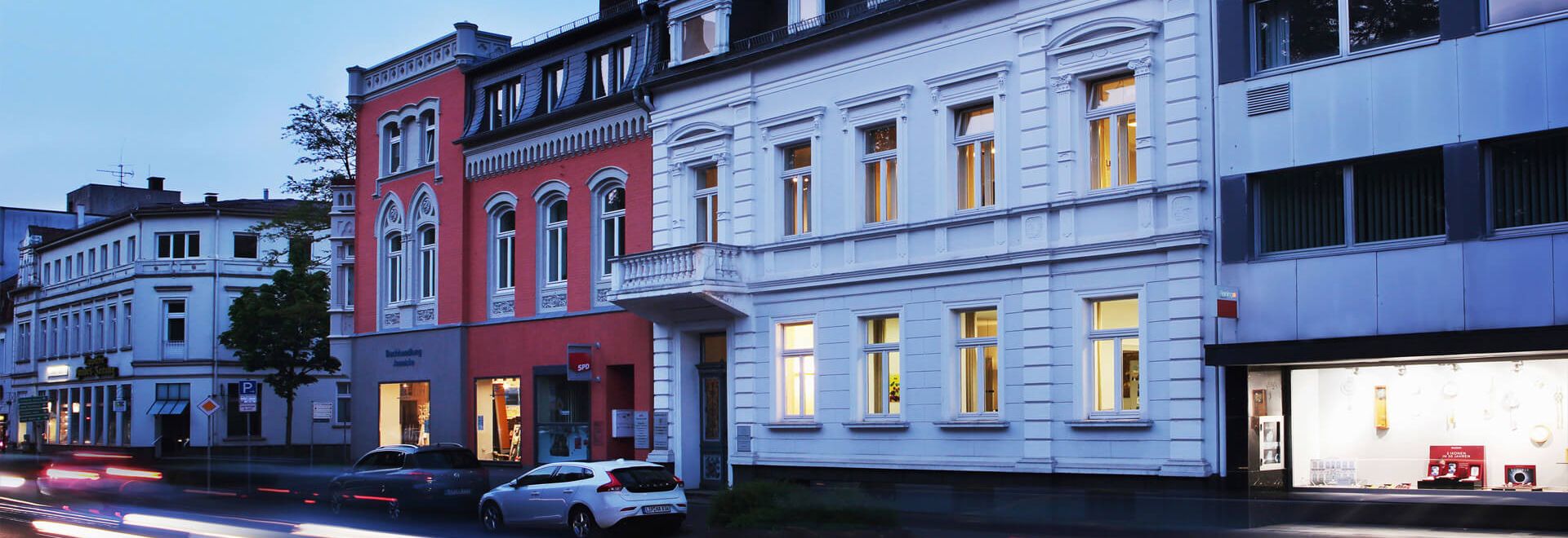 Paulinenstraße 37 bei Nacht